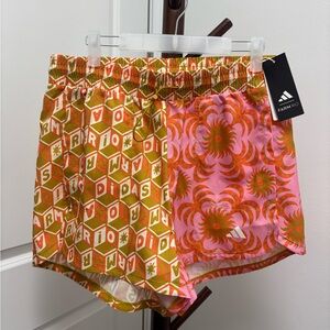 FARM Rio Pink and Orange Patterned Shorts